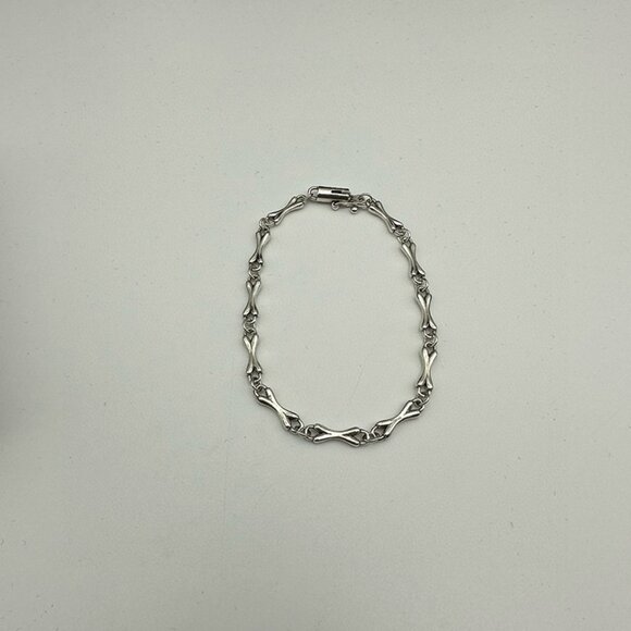 Chrome Heart Bone Silver Bracelet - Picture 8 of 8